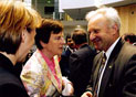 Lothar Mark mit der Leiterin der Friedrich-Ebert-Stiftung, Bundestagsvizepräsidentin a.D. Anke Fuchs.